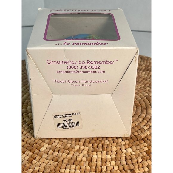 Mouth Blown Hand Painted Christmas Golfer Ornament, Vintage Golf Glass Holiday - Picture 7 of 8